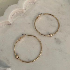Gold Plated Hoop Earrings